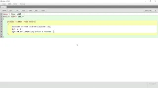 MULTIPLICATION TABLE USING SCANNER CLASS JAVA PROGRAM