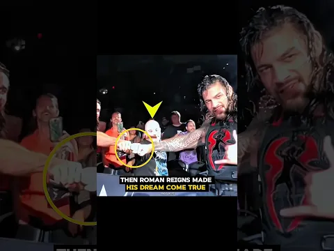 Roman Reigns Celebrates With His Biggest Shield Fan❤️🥺