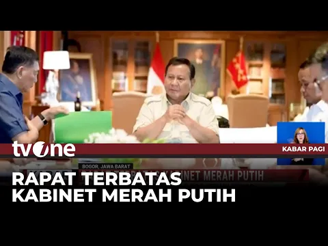 Presiden Prabowo Gelar Ratas dengan Sejumlah Menteri, Ini yang Dibahas