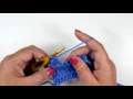 Double Crochet 2 Stitches Together dc2tog Left-handed