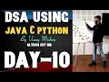 DSA using Java and Python Day-10 Vinay Sir