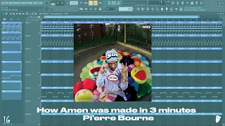 how amen was made in 3 minutes pierre bourne fl studio remake tlop 5 