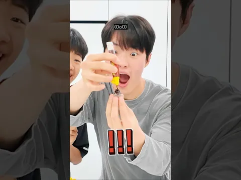 신맛 참기 어디까지 가능?? #juicydropchallenge #쥬시드롭챌린지 #별난가족 #yuni