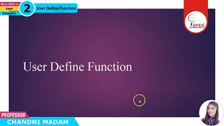 User Define Function in PHP