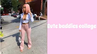 Cute baddies collage star edit