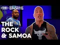 Dwayne The Rock Johnson gets behind Samoa in the Rugby League World Cup Wide World of Sports