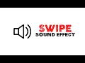 Swipe Sound Effect for Editing