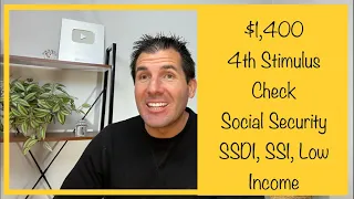 1 400 4th Stimulus Check - Social Security SSDI SSI Low Income