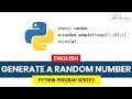 Python Program to Generate a Random Number English Learn Python Programming