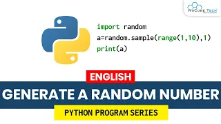 Python Program to Generate a Random Number English Learn Python Programming