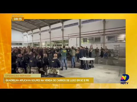 Operação Repasse: quadrilha aplicava golpes na venda de carros de luxo em SC e PR