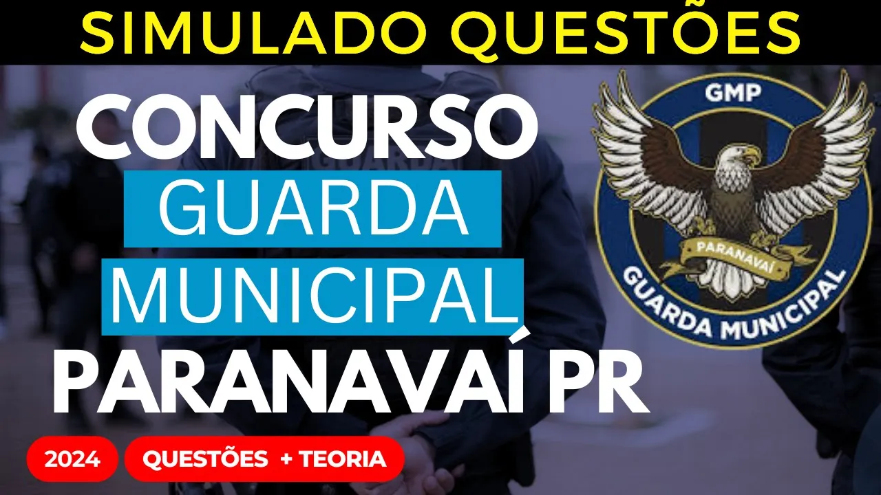 SIMULADO QUESTÕES Concurso Público GCM Paranavai PR 2025 Aula 03 Lei 13.022 de 2014