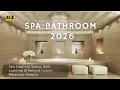 Modern Bathroom Design 2026 Spa Inspired Space Soft Lighting Natural Luxury Materials Details