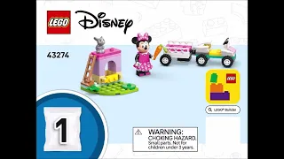 LEGO 43274 Instructions | Disney | Minnie's Pet Hotel | Book 1: Minnie Mouse | Mickey and Friends