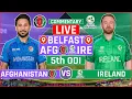 Afghanistan vs Ireland 5th ODI Live Score AFG vs IRE 5th ODI Live Commentary