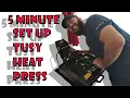 How To Set Up Tusy Heat Press Modes In Under 5 Minutes