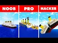 Download Lagu Noob vs. Pro vs. Hacker : SINKING TITANIC SURVIVAL! In Minecraft Animation