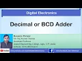 Decimal Adder or BCD Adder Digital Electronics Tutorial Hindi