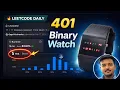 LeetCode 401 Binary Watch Easy Java Solution Step-by-Step Explanation
