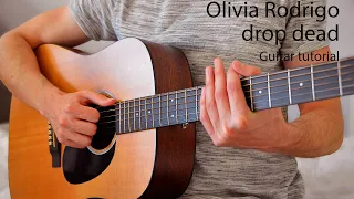 Download Olivia Rodrigo - drop dead EASY Guitar Tutorial With Chords / Lyrics MP3