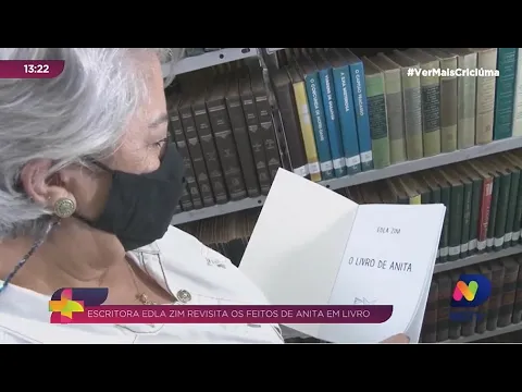 Em livro, escritora tubaronense revisita os feitos de Anita Garibaldi