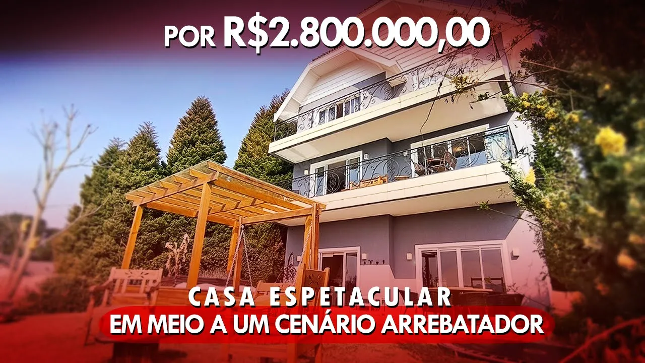 Video do Imóvel: Casa espetacular em meio a um cenário arrebatador. Com Jacuzzi no jardim em meio as lavandas de Campos do Jordão.