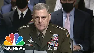 Gen Milley Addresses Call With Chinese My Task Was To De-escalate