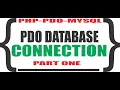 PDO Database Connection Using PHP