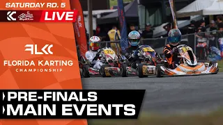 2026 Florida Karting Championship Rd 5 Bushnell FL Saturday - Pre Finals Main Events
