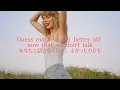 Lagu 【和訳】Taylor Swift -Now That We Don't Talk 「あなたと別れられて最高」