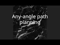 Any-angle path planning