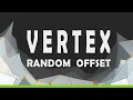How to Randomly Offset Vertices in Blender