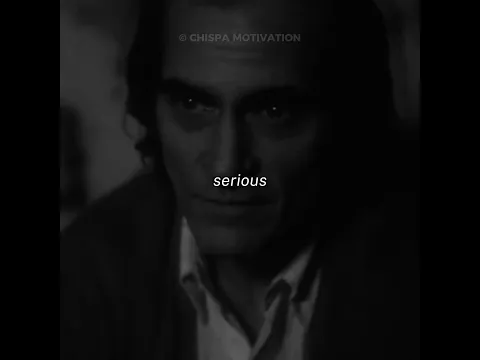 You must get serious.
