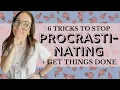 6 TRICKS TO STOP PROCRASTINATING GET THINGS DONE OMG Planners with Laurel Denise