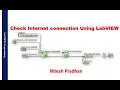 Check Internet connection Using LabVIEW