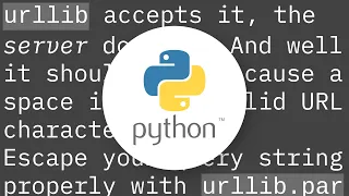 urlib request urlopen not accepting query string with spaces