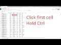 Select with Shift and Control