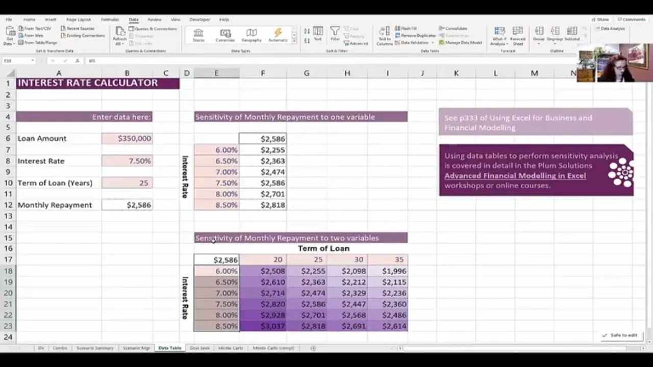 Scenario Modelling in Excel Mini-Masterclass (Includes Monte Carlo Simulation)
