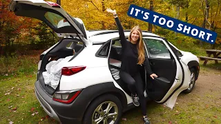 Living in a Tiny Rental Car because our Van Broke Down // Van Life Problems