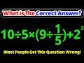 Only Math Geniuses Solve This Math Question Correctly