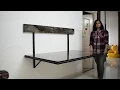Wall mounted dining table - Space saving furniture in Bangalore Wallter Systems