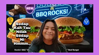 Download Mukbang Review: McD Rockin'BBQ Burgers With Oreo Pie McD \u0026 Cempedak McFlurry |Makan Ptg Sampai Malam MP3