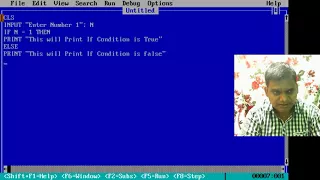 Qbasic Programming in Hindi If Else Statement IN QBASIC PART 9