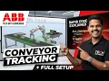 Conveyor Tracking in ABB RobotStudio Full Simulation Setup RAPID Code Explained