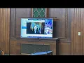 Heightened security leads to defendant s virtual appearance in shooting death case