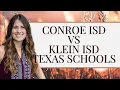 Conroe ISD vs Klein ISD