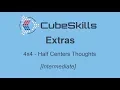 Extras Half Centers Thoughts