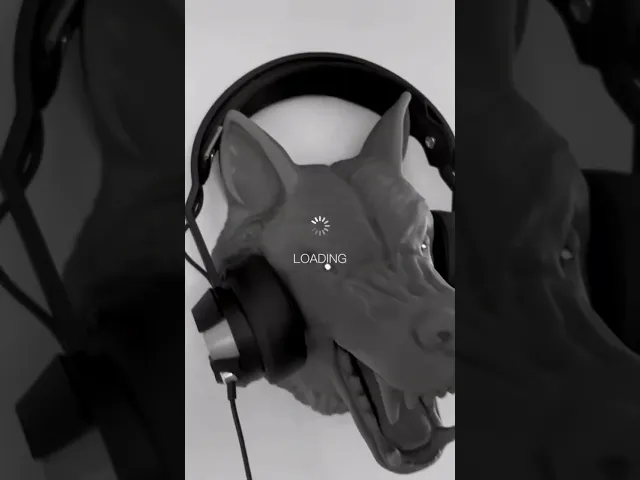 Wolf Head Wall Mounted / Headset Holder video thumbnail