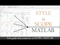 Plot formatting in scope in matlab Explained File menu in scope MATLAB TUTORIAL
