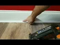 How to nail shoe molding with little to no damage NO HOLES TO FILL
